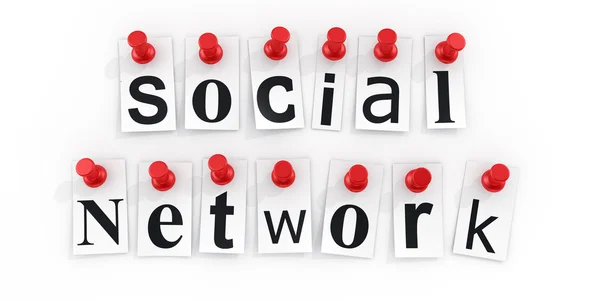 Soziales Netzwerk Stockbild