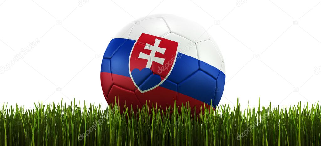 Soccerball in grass