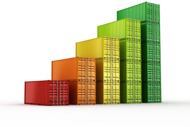 Shipping container chart clipart