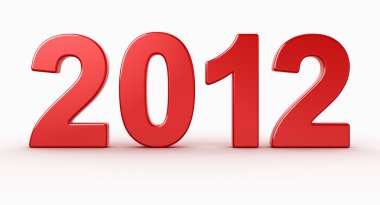 Year 2012 clipart