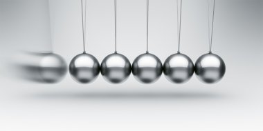 Newtons cradle clipart