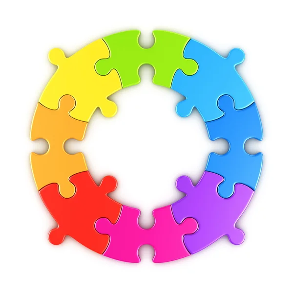 Circular puzzle — Stock Photo, Image