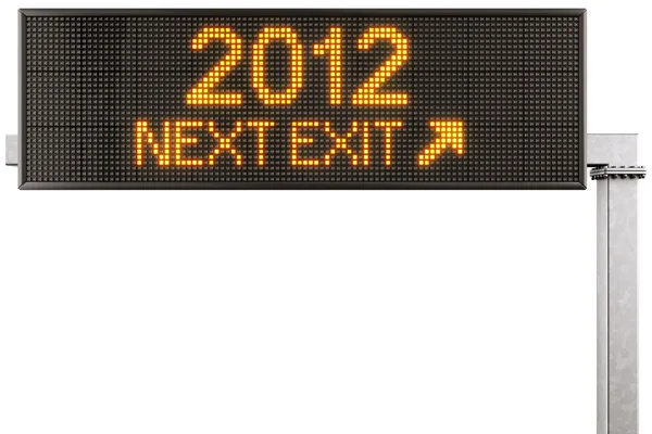 Digital highway sign — Stock Photo, Image
