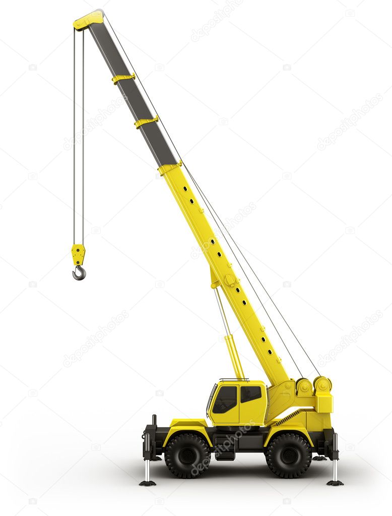 Mobile Crane Stock Photo by ©zentilia 8318506