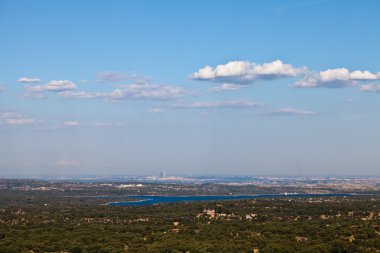 Madrid, İspanya silla de felipe II san lorenzo de dan görünüm