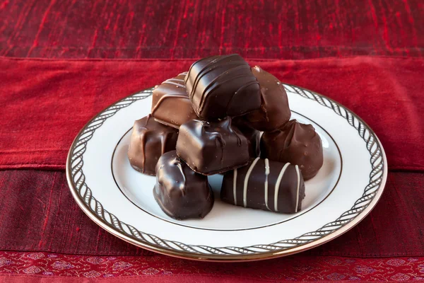 stock image Dark and Milk Chocolates