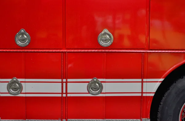 Антикварні шафки для зберігання пожежних машин — стокове фото