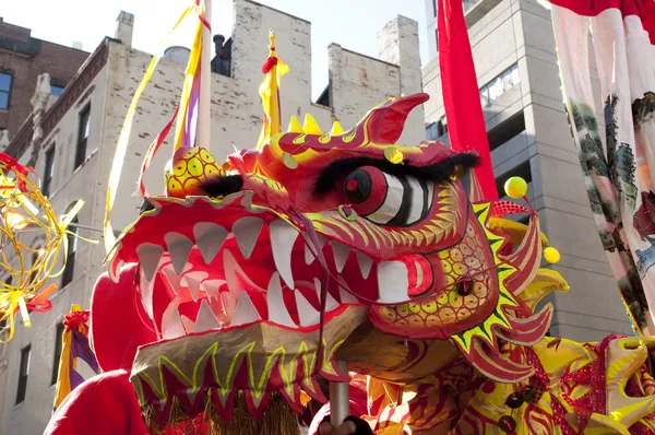 Dragon at Chinese new year — Stock Photo, Image