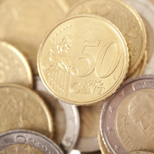 Moneda de 50 euros — Foto de Stock