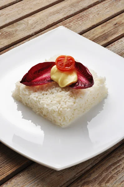 Вегетаріанські рисовий брикет — стокове фото