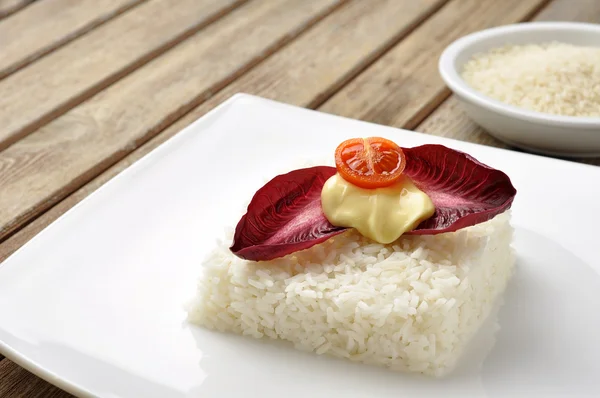 Vegetarischer Reiskuchen — Stockfoto