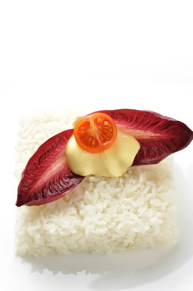 Vegetariánská rýže dort — Stock fotografie