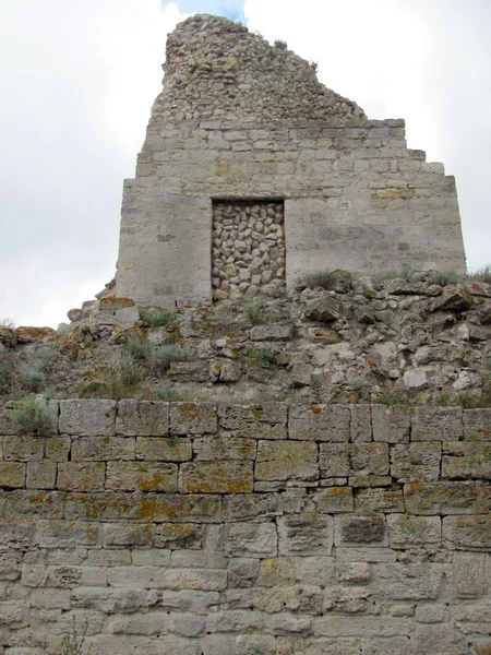 A muralha defensiva da antiga cidade de Quersoneso . — Fotografia de Stock