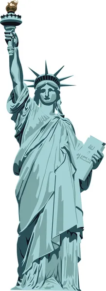 自由女神像 — 图库矢量图片
