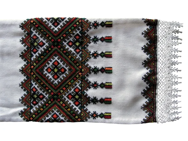 Традиційні українські вишиванки рушник — стокове фото