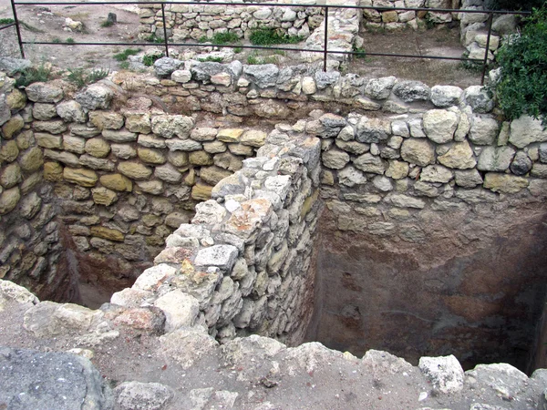 Los restos de la antigua ciudad de Chersonesus . —  Fotos de Stock