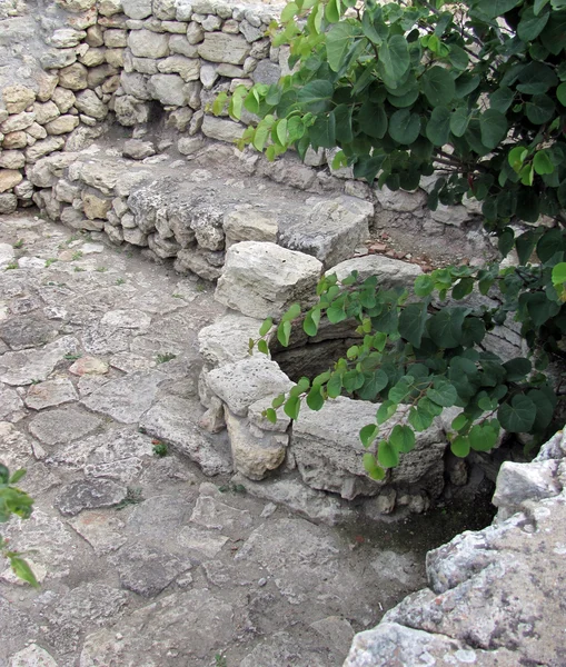 Os restos da antiga cidade de Quersoneso . — Fotografia de Stock