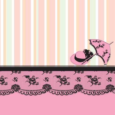 Background with lace clipart