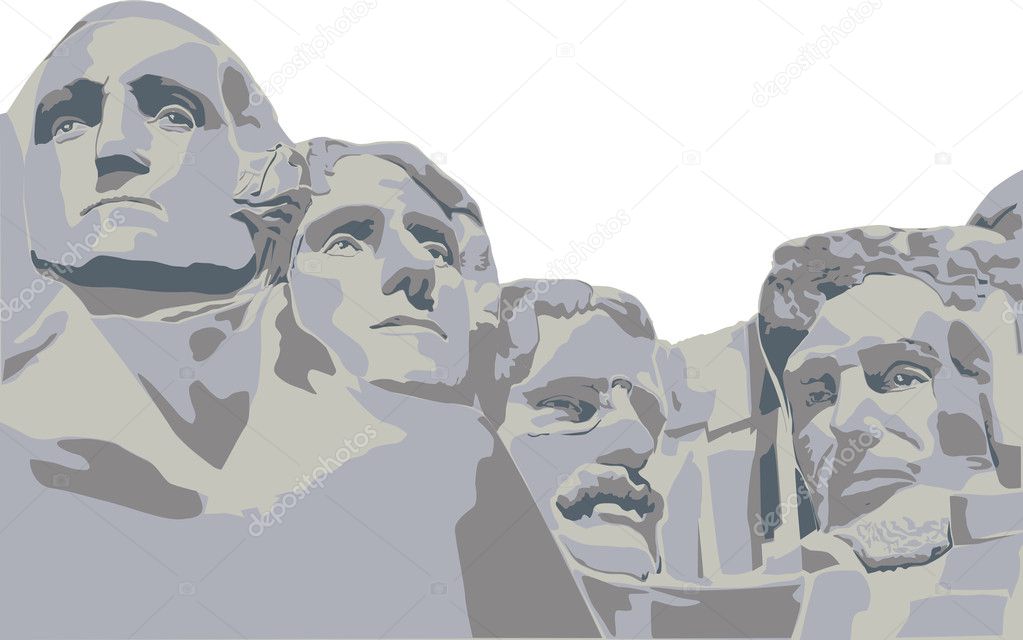 Four presidents Mount Rushmore