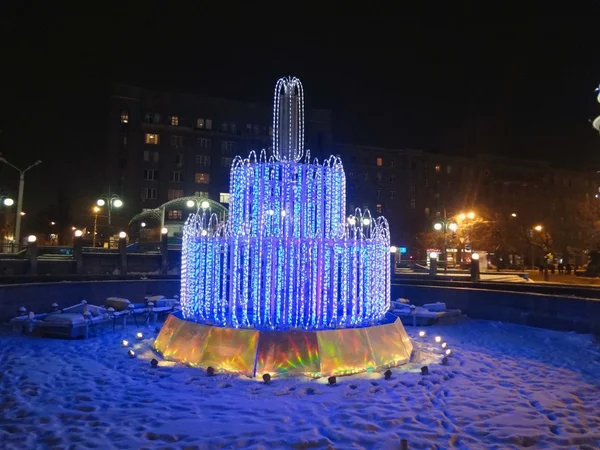 stock image Fountain on an area Kharkov,Ukraine.