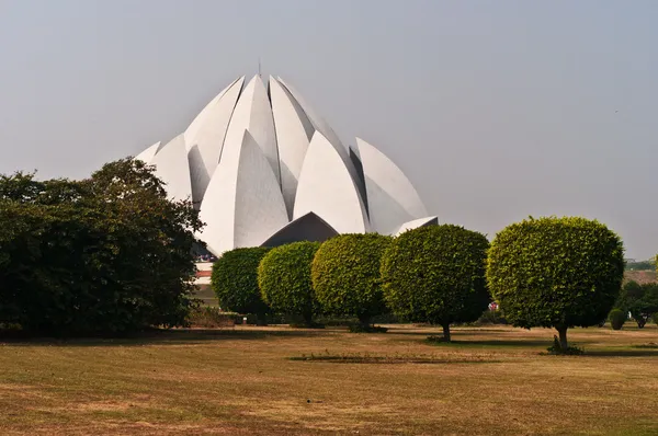 Lotustempel in Delhi. — Stockfoto