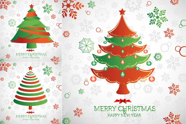圣诞快乐和新年快乐 — 图库矢量图片