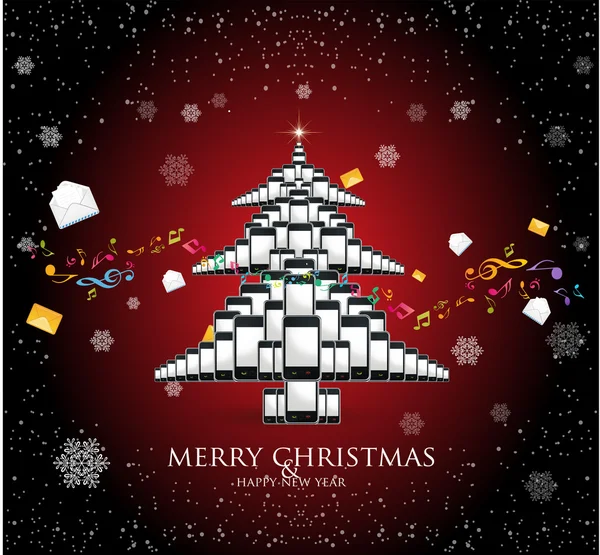 Merry Christmas & Happy New Year — Stockvector