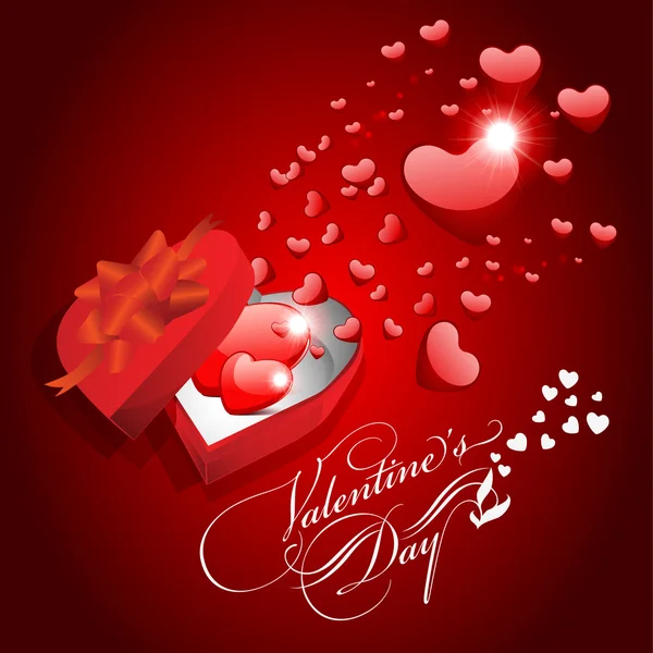 Feliz tarjeta de San Valentín Ilustraciones De Stock Sin Royalties Gratis