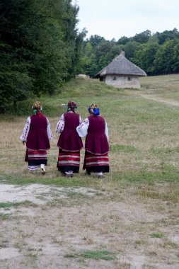 Ukrayna Ulusal elbiseli kadının