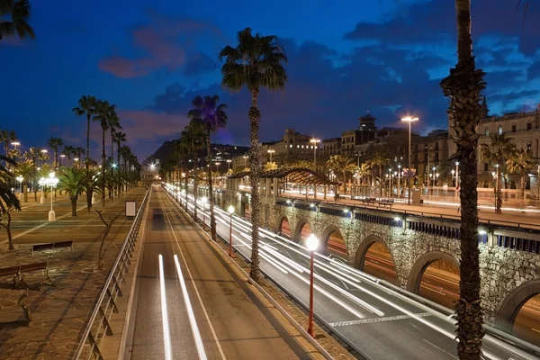 Barcelona treafic — Stock fotografie