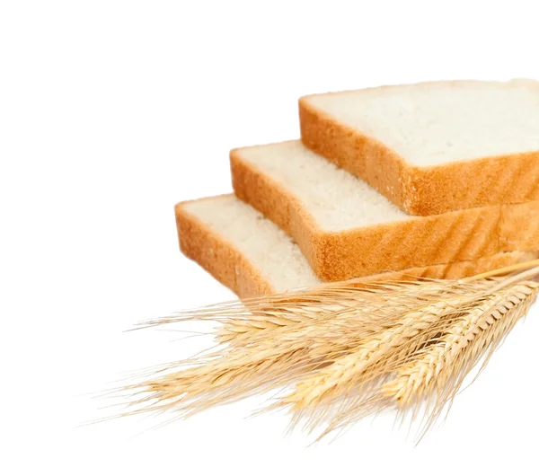 小麦产品和耳朵 — 图库照片