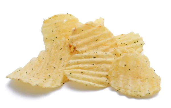 Chips sur blanc — Photo
