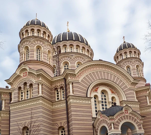 Veduta della cattedrale di Riga, Lettonia — Foto Stock