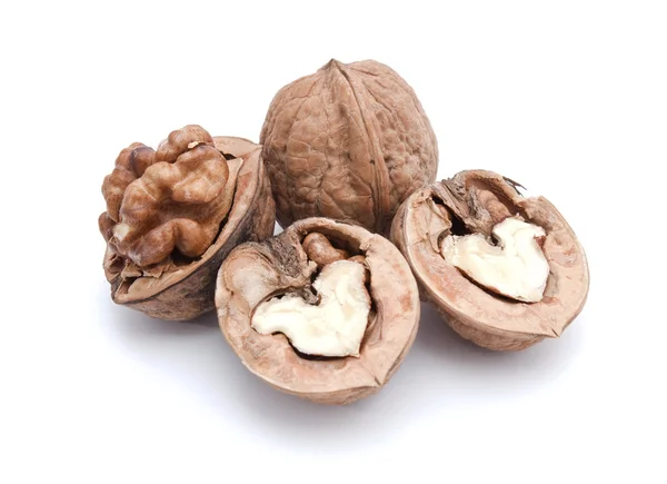 Čtyři vlašské ořechy — Stock fotografie