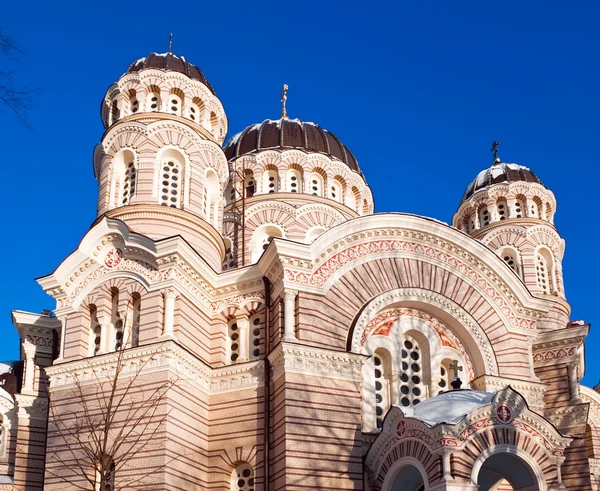 リガ、ラトビアのキリスト大聖堂 — ストック写真