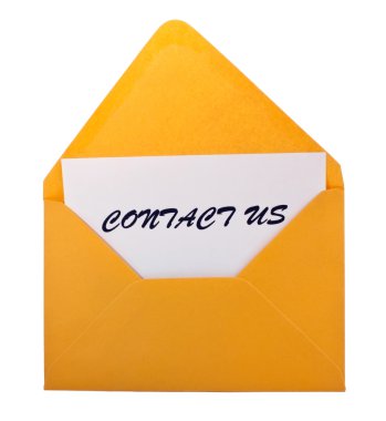 Contact us envelope clipart