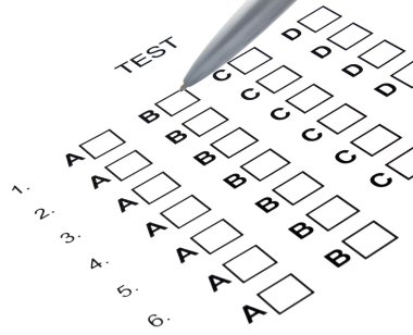 sınav test listesi