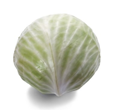 Green cabbage clipart