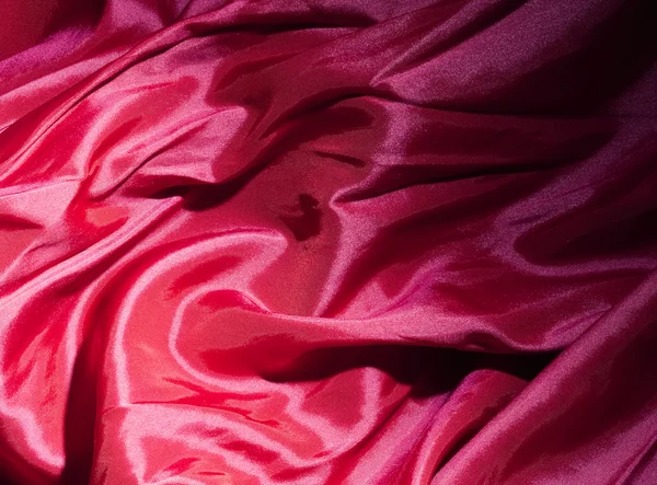 红色缎面或丝绸背景 — 图库照片