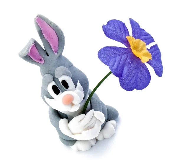 Easter bunny from marcipan — Stock Photo, Image