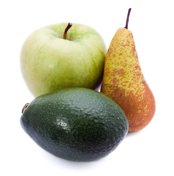 Яблоко, авокадо и груша — стоковое фото