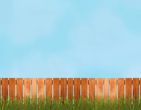 stock image Fence over the sky