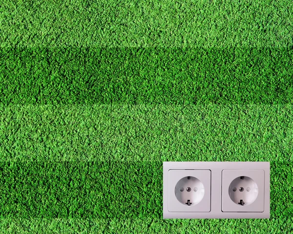 stock image Green plug