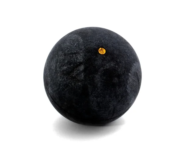 Squash piłka z jedną kropką — Zdjęcie stockowe