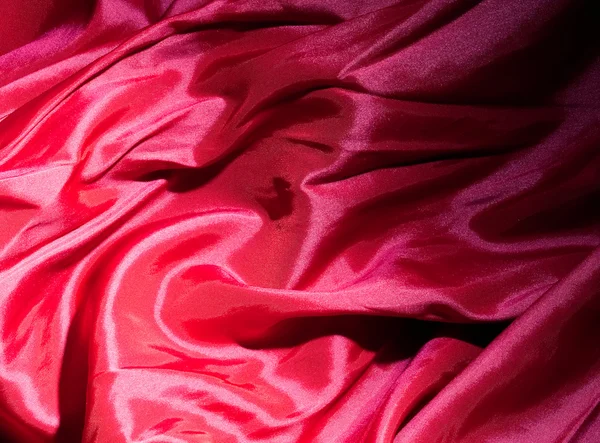 红色缎面或丝绸背景 — 图库照片