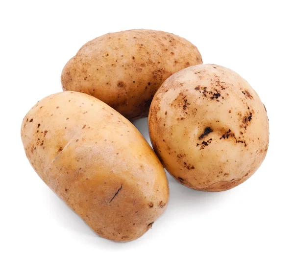 Tre potatisar — Stockfoto