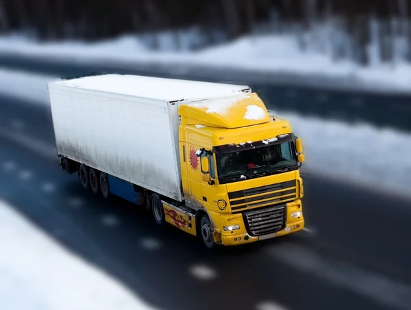 stock image Truck on road