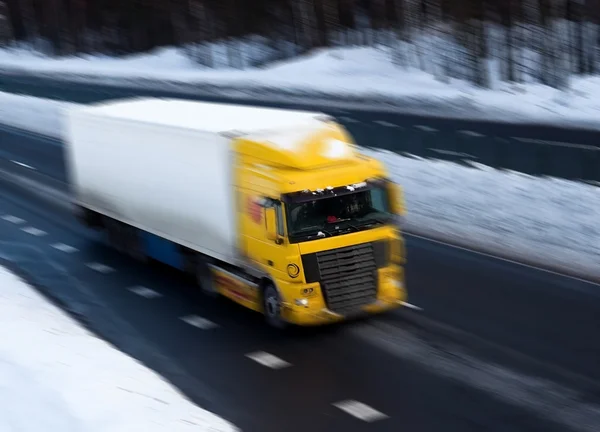 stock image Truck on road