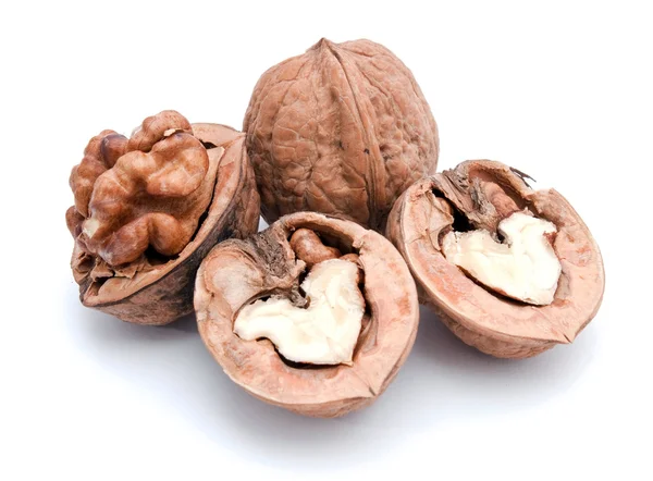 Four walnuts — Stock Photo, Image