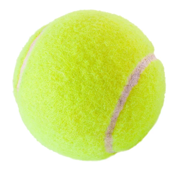Tennsi míč na bílém pozadí — Stock fotografie